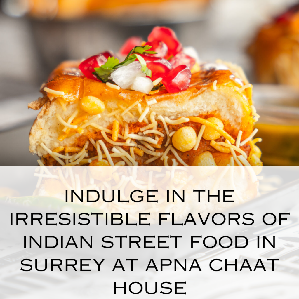 Indulge in the Irresistible Flavors of Indian Street Food in Surrey at Apna Chaat House