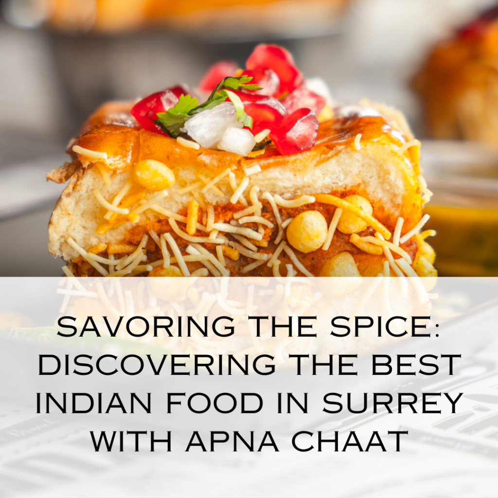 Savoring the Spice: Discovering the Best Indian Food in Surrey with Apna Chaat
