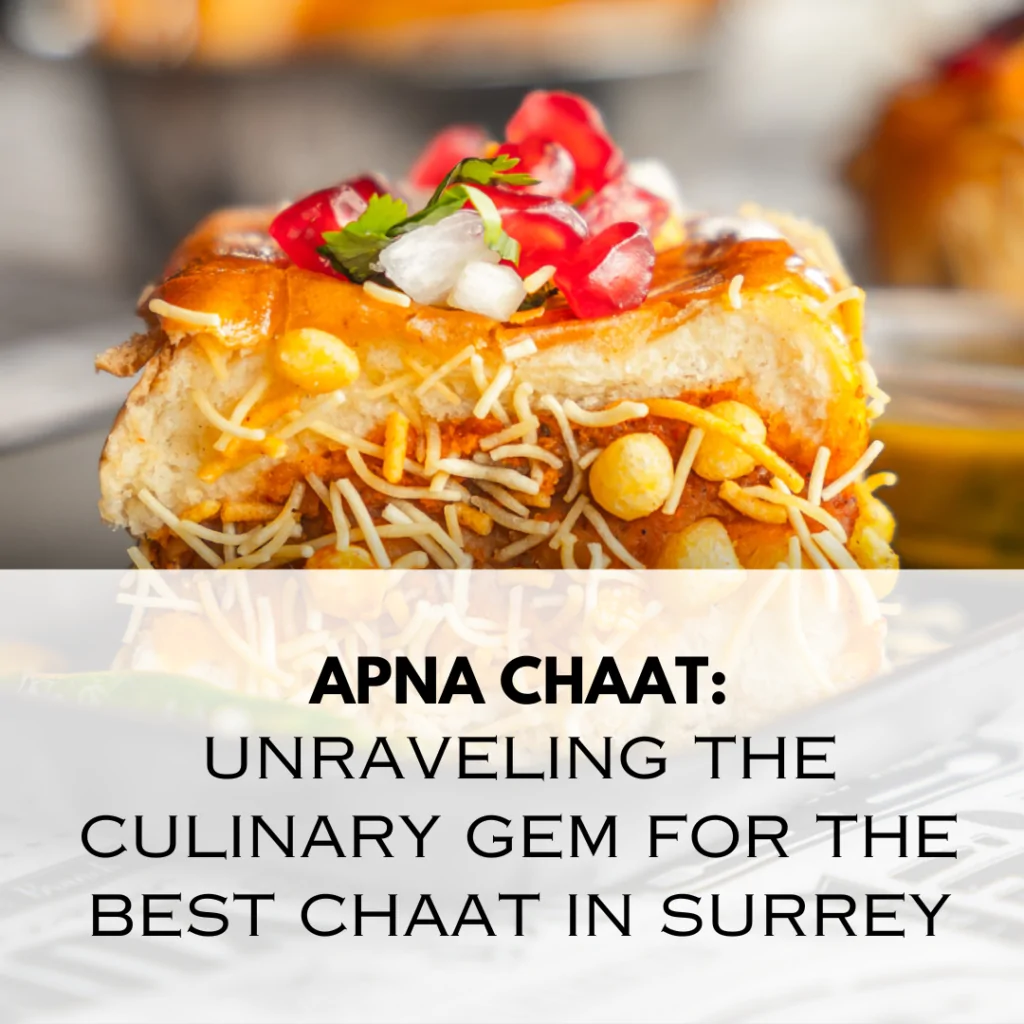 Apna Chaat: Unraveling the Culinary Gem for the Best Chaat in Surrey